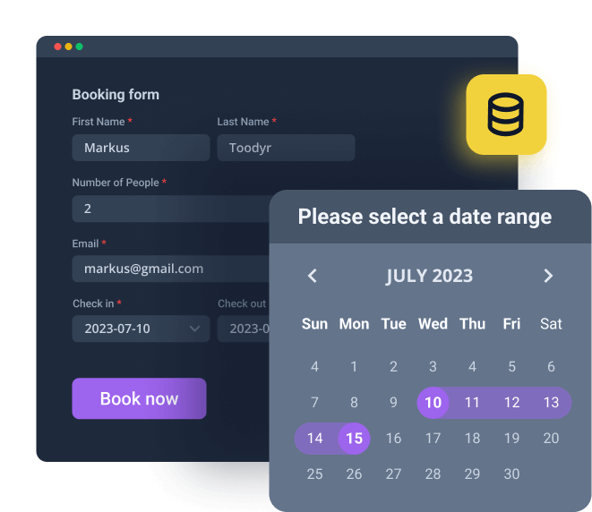 jetengine booking calendar widget